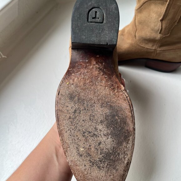 Tecovas Suede Pull on Boot - Picture 5 of 6